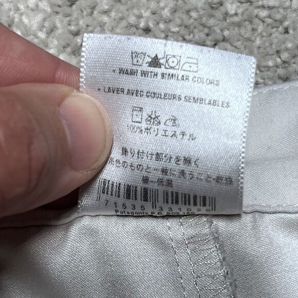 Patagonia Duway Skirt Womens 6 Khaki Built In Shorts Hiking Zipper Golf Tennis - Picture 11 of 14